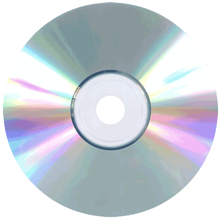 Image of a spinning CD